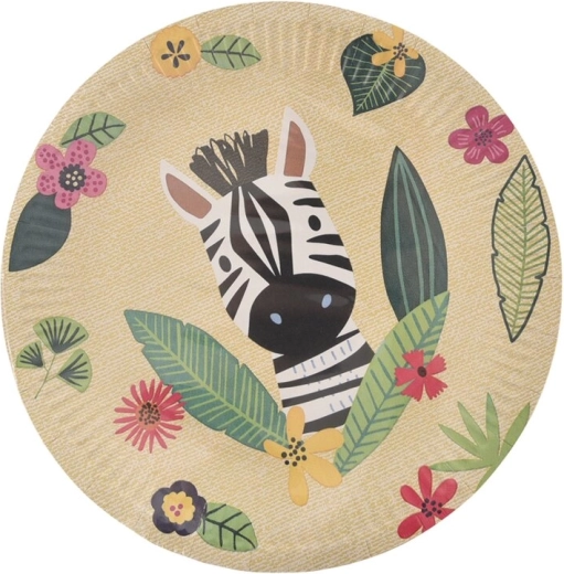 Assiettes en papier Jungle 28 cm (10 pcs)