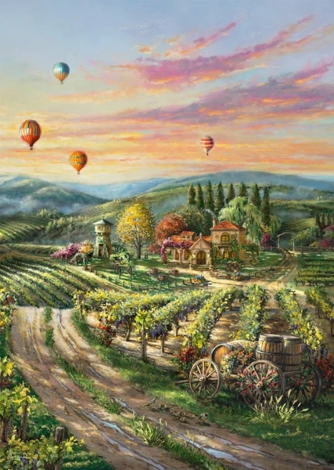 Schmidt puzzle Vignoble Tranquille 1000 pièces