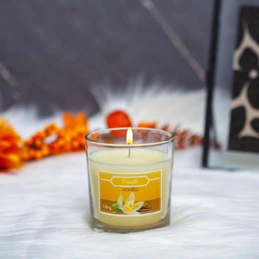 Bougie parfumée à la vanille 120 g