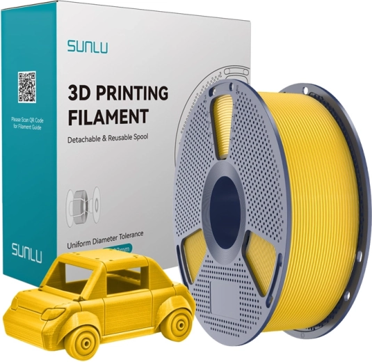 Filament Sunlu PETG jaune vif