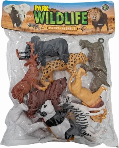Ensemble de figurines d’animaux sauvages – 10 pièces