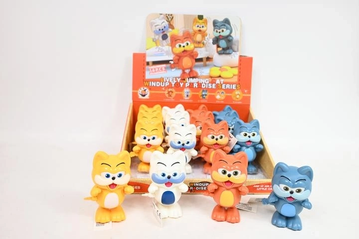 Chat à remonter en présentoir (16 pcs)