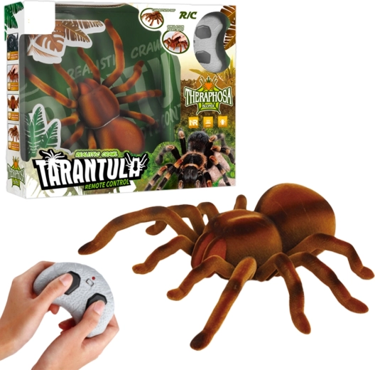 Tarantule RC avec yeux lumineux et biomimétisme