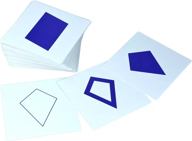 Cartes pour la commode géométrique Montessori Moyo Montessori