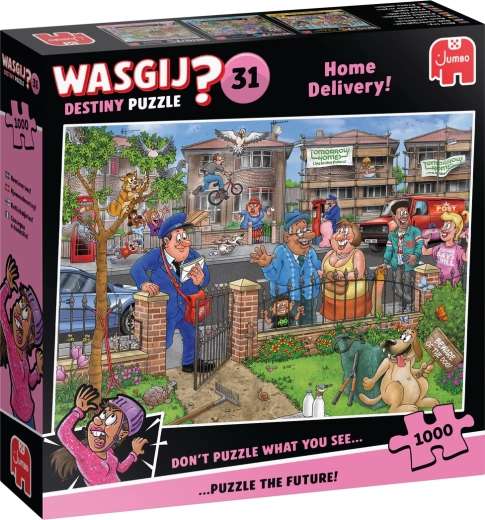 Jumbo Wasgij Retro Destiny 31 : Livraison à domicile ! 1000 pièces