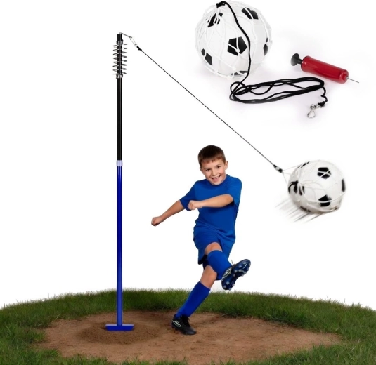 Ensemble d’entraînement de football sur corde avec poteau et ressort MOVEPRO