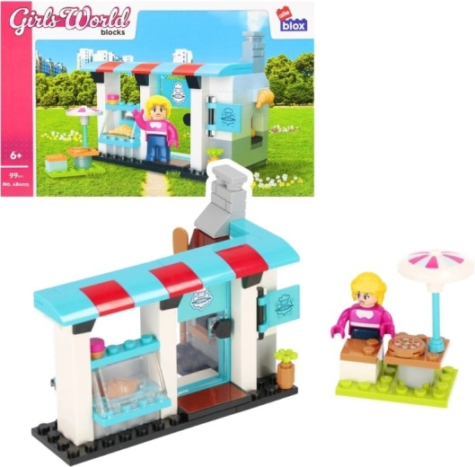 Jeu de construction AlleBlox café – 99 pièces