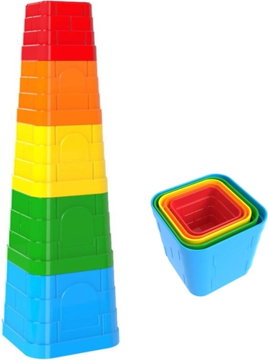 Kubus baby pyramide empilable carrée 5 pièces