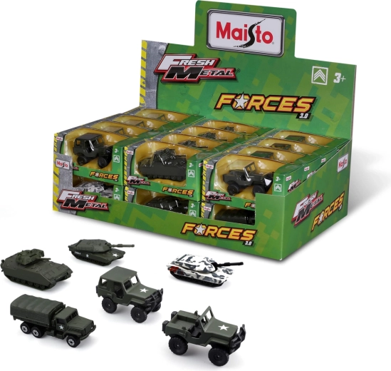 Maisto Military series modèle réduit métallique de véhicule militaire 1:64