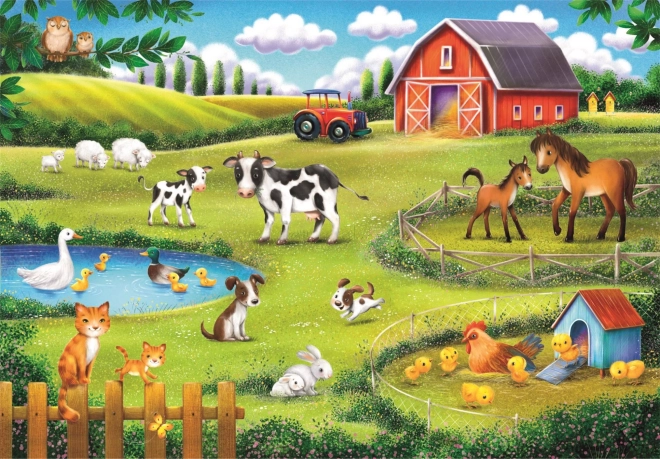 Puzzle CLEMENTONI ferme des animaux 30 pièces