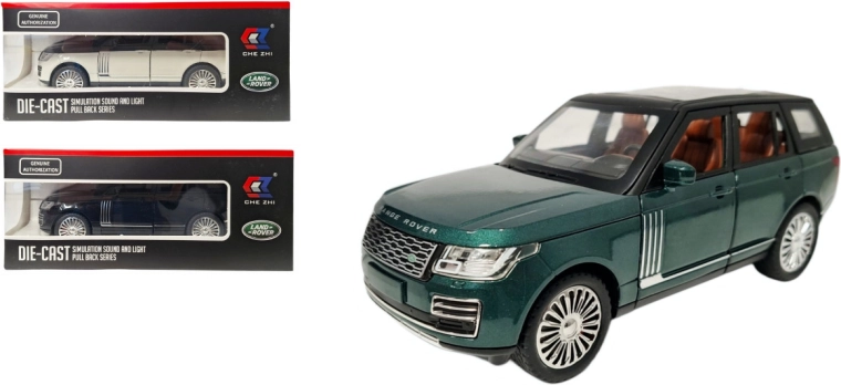 Modèle en métal Land Rover 1:24 avec lumière et son