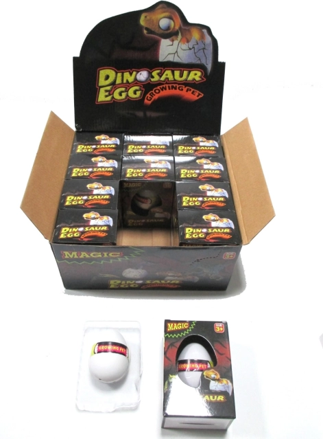 Œuf avec dinosaure grandissant 7 × 5 cm