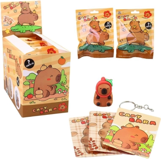 Porte-clés capybara – adorable breloque