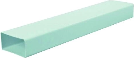 Conduit de ventilation plat 110 × 55 mm, longueur 1 m
