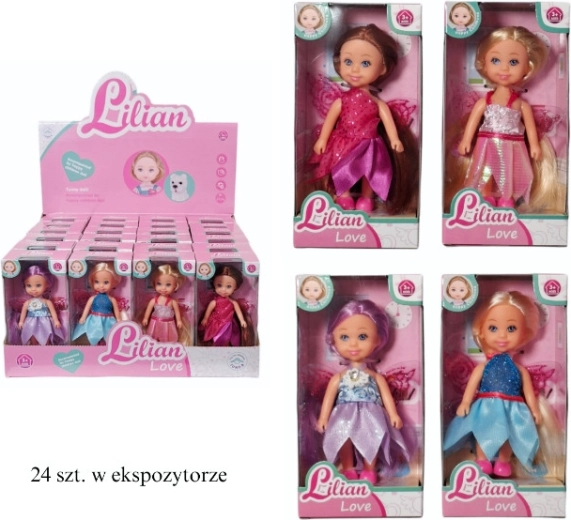 Poupée en robe élégante