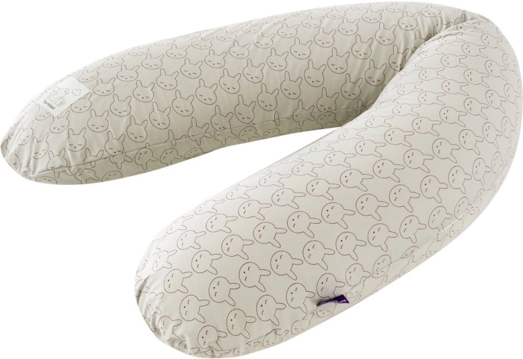 Coussin d’allaitement élastique Träumeland Kuschelhase Grün