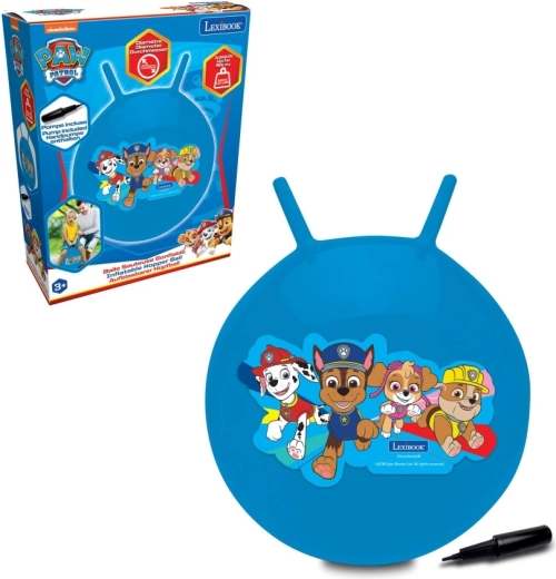 Balle sauteuse avec poignées PAW Patrol bleue 45 cm par Lexibook