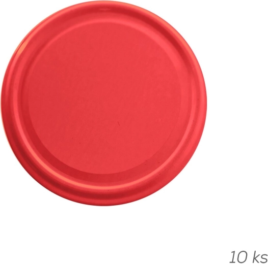 Couvercles de conservation TO 66 rouges – 10 pcs