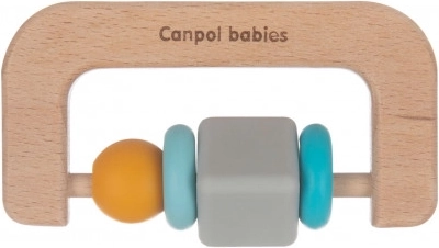 Anneau de dentition bois-silicone CANPOL babies