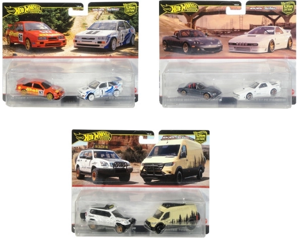 Hot Wheels Premium – set de 2 voitures métalliques