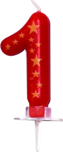 Bougie chiffre Party Essentials 1 - 1 pièce