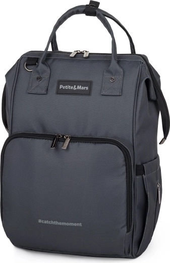 Sac à langer pour poussette PETITE&MARS Jack Ultimate Grey