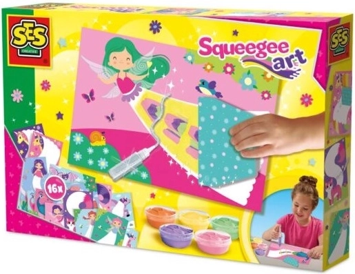 SES Creative Squeegee Art – kit créatif