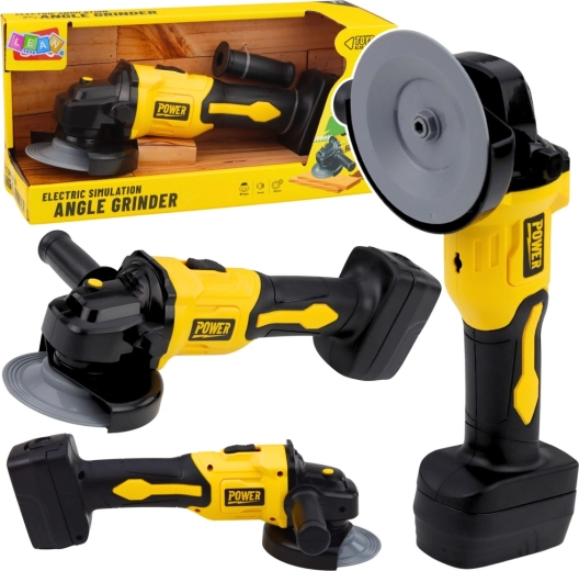 Meuleuse d’angle pour enfants avec son – jaune