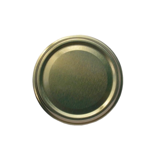 Couvercles dorés Twist Off 66 mm pour la mise en conserve