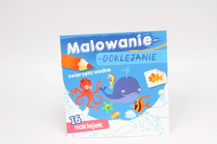 Coloriage et collage : Animaux aquatiques