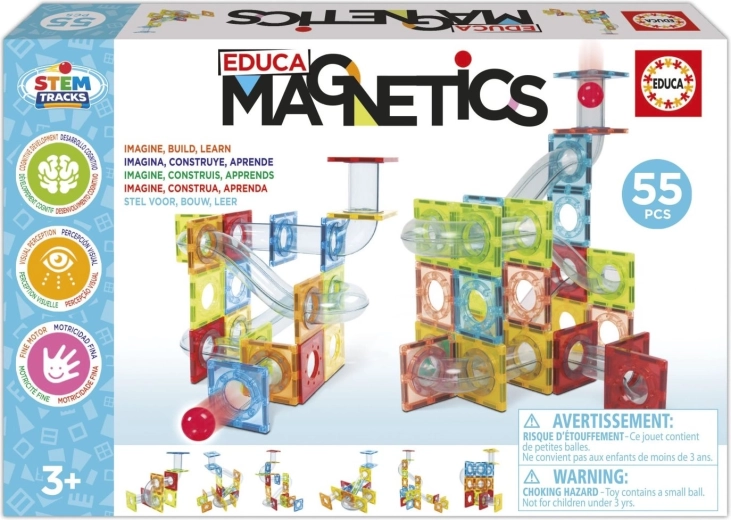 Educa Magnetics STEM circuit de billes magnétique de 55 pièces