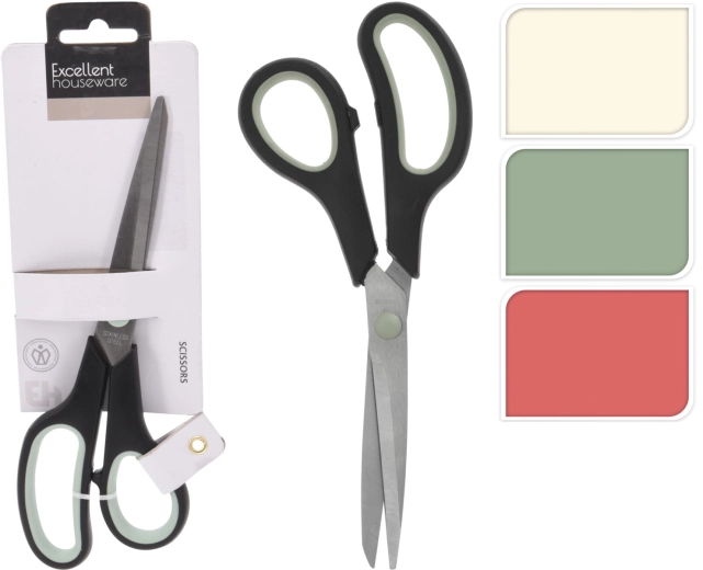 Ciseaux universels 21 cm, 3 couleurs