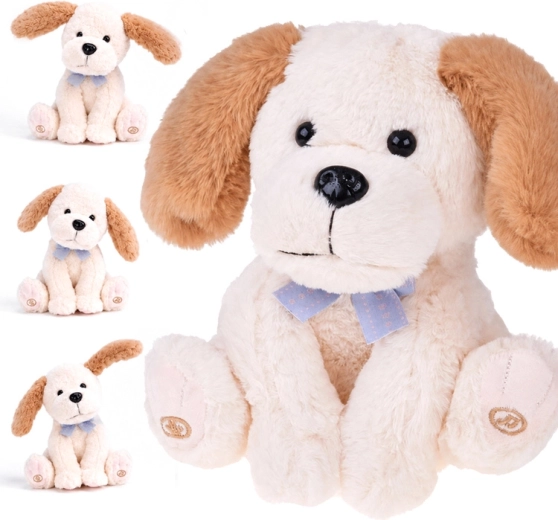 Chiot interactif en peluche qui répète les mots et joue des mélodies - 1 pièce