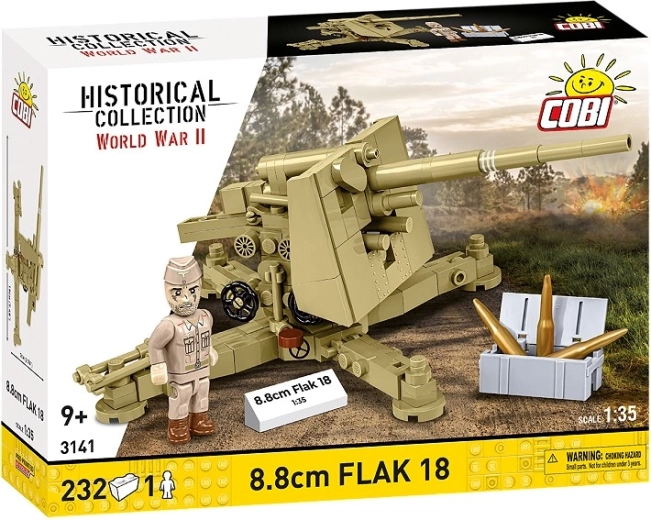 Kit de construction 8,8 cm Flak 18 1:35 – pièce historique du désert