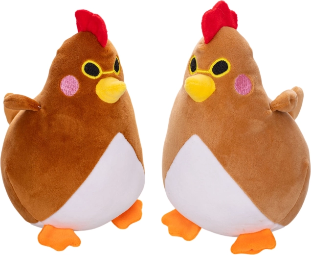 Poule en peluche 19 cm