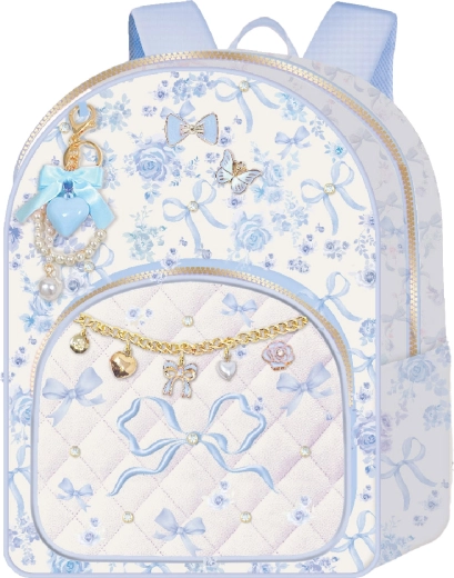 Sac à dos Deluxe prairie fleurie (bleu) - 1 pièce
