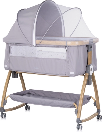 Chipolino Charisma lit cododo premium 2-en-1 Platinum Wood