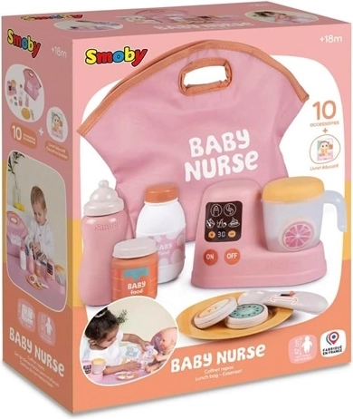 Ensemble Smoby Baby Nurse avec chauffe-biberon