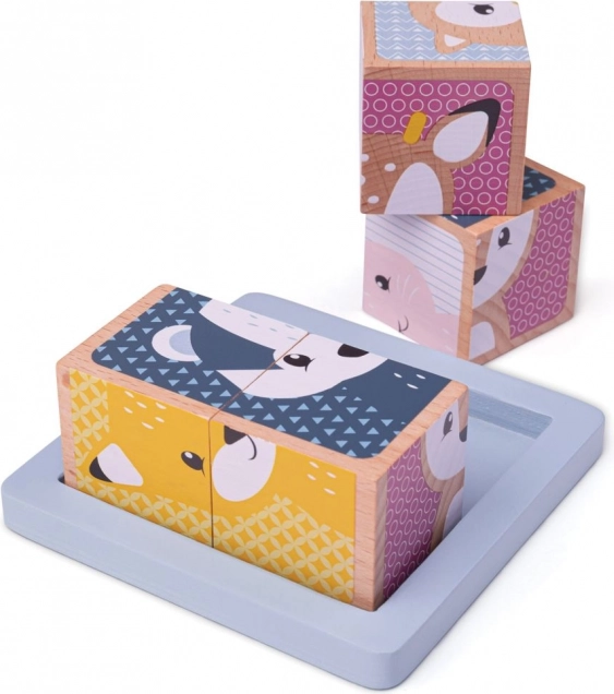 Cubes en bois Woodland