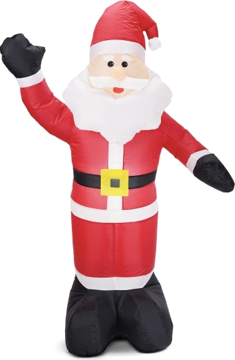 Saint Nicolas gonflable avec éclairage LED, 150 cm