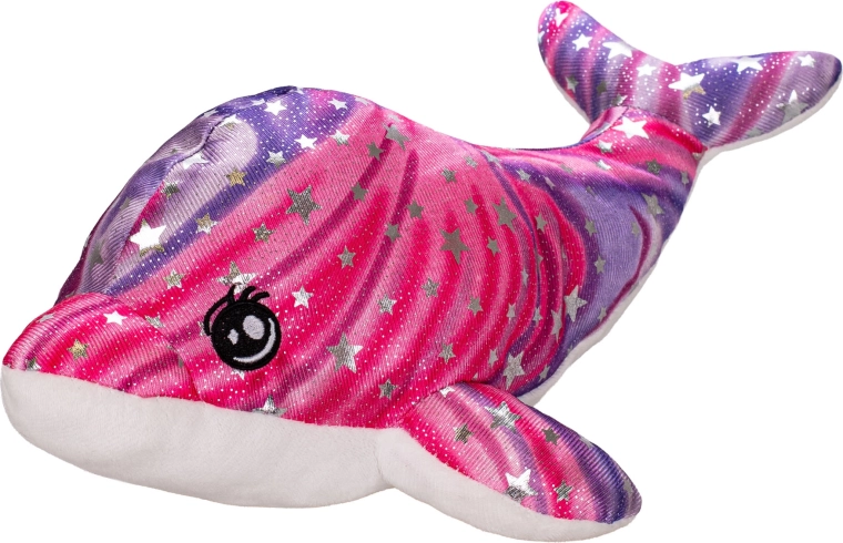 Dauphin en peluche scintillant 30 cm