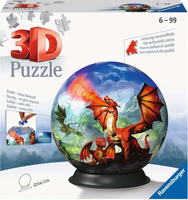 Ravensburger 3D Puzzleball Dragon Mystique 73 pièces