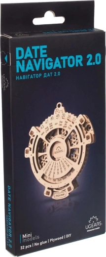 Ugears – puzzle mécanique 3D en bois : calendrier perpétuel