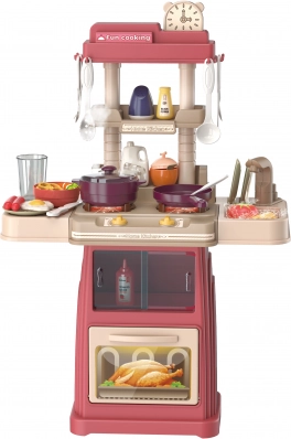 Cuisine pour enfants avec vapeur et effets lumineux 44 × 21 × 66 cm