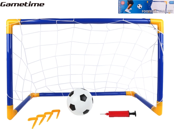 But de football pour enfants GAMETIME 79 × 50 × 43 cm avec ballon et pompe