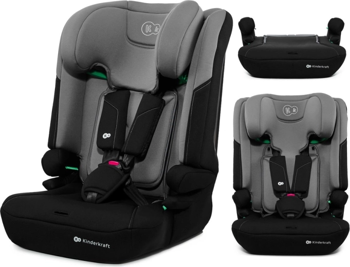 Siège auto Kinderkraft I-Comfy i-Size, 76–150 cm, gris foncé