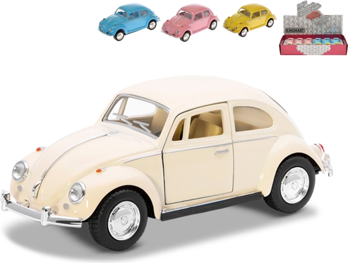 Kinsmart Volkswagen Beetle 1967 modèle en métal 1:64 à rétrofriction