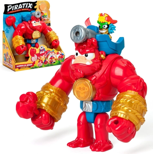 Piratix Adventure World – coffret avec figurine et accessoires Crazy Jungle Gorilla Bros Boom Ben