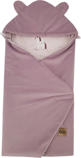 EKO chancelière enveloppante pour siège auto Velvet Unicorn, rose, 110 × 100 cm