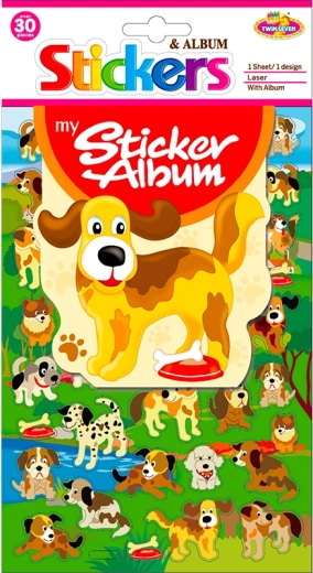 Album d’autocollants – chiens